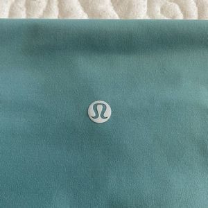 Lululemon Tidewater Teal Yoga Pants with Design